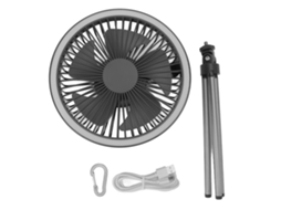 Ventilador de Secretária Portátil LAXISCREED com bateria de 10000mah, 3 velocidades e temporizador