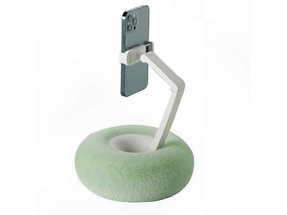 Almofada Pelúcia Com Suporte Ajustável Para Celular, Ideal Para Mesa, Cama E Sofá
