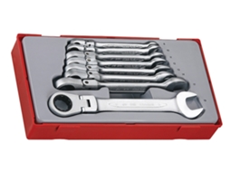 Jogo Chaves Flexíveis Com Roquete Teng Tools Tt6508rf