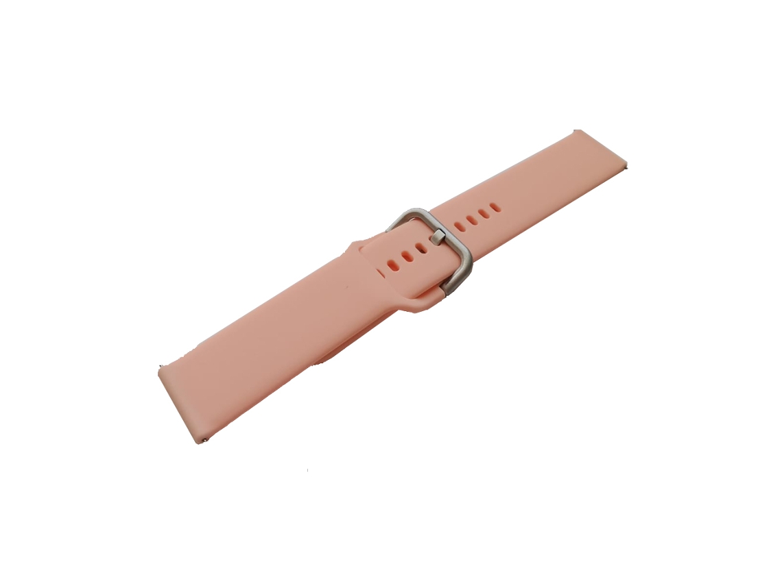 Bracelete Silicone DIV  Universal 22Mm Rosa
