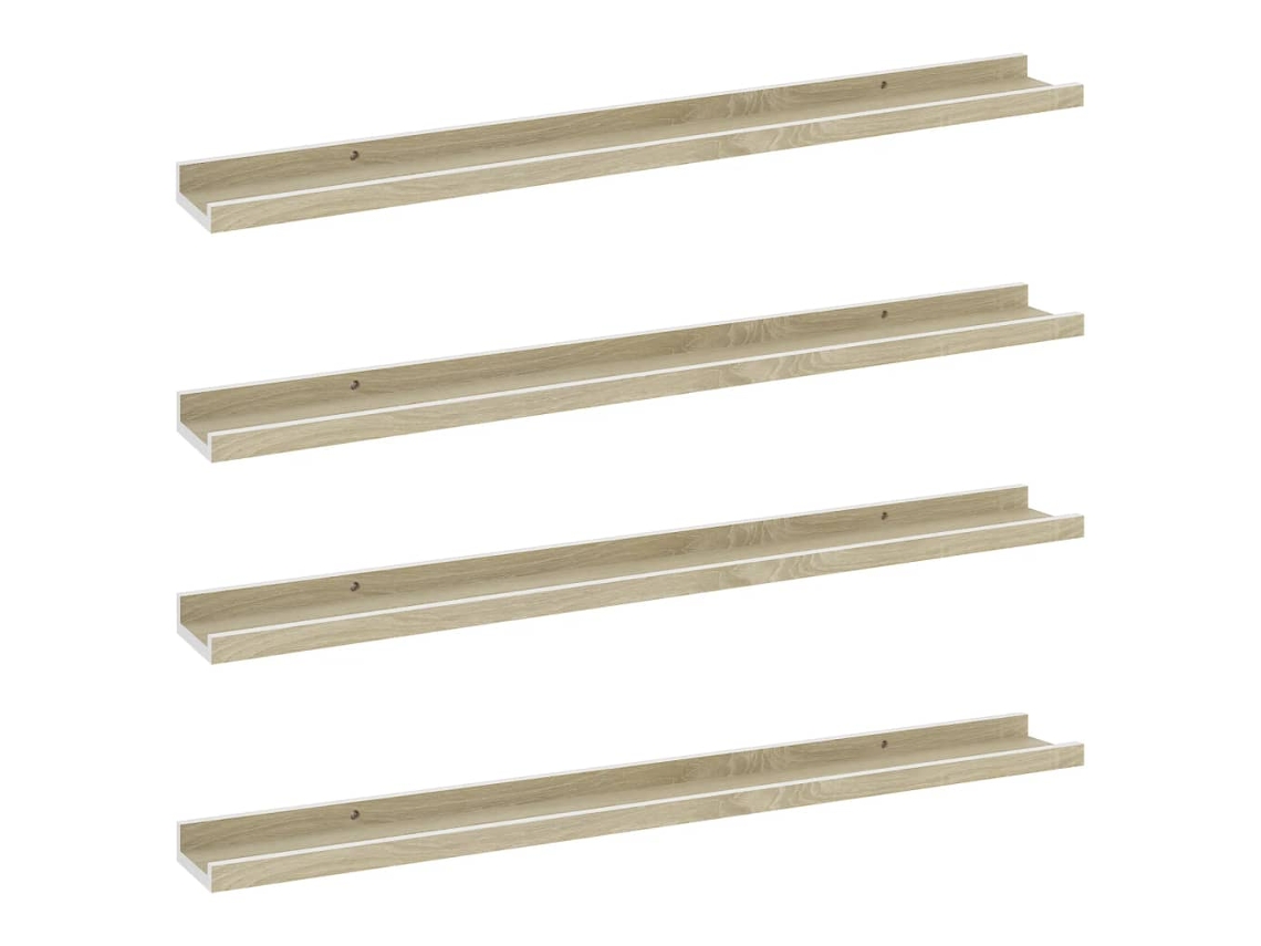 Wall Shelf, Wall Shelves Vidaxl Branco Mdf (80 X 9 X 3 Cm)