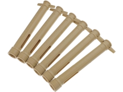 Conjunto De 6 Ferramentas Instalação Torneiras, Em Plástico Cáqui.