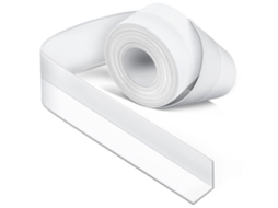 Junta De Silicone Branco Para Banheiro, Junta Para Banheira, Fita De Vedação, Anti Mofo E Impermeável (38cm3,2m)