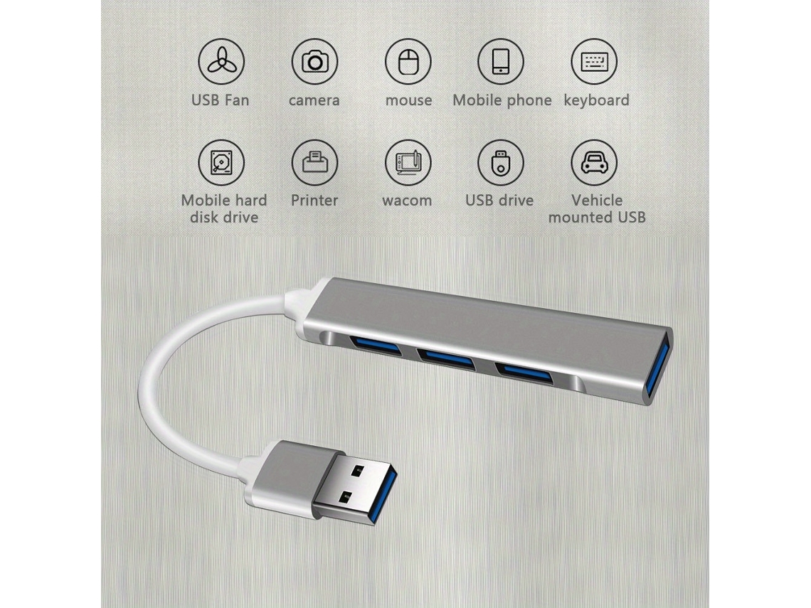 Adaptador de Estação de Acoplamento com Hub Usb Portátil Compatível com Multimídia STELASPLEN