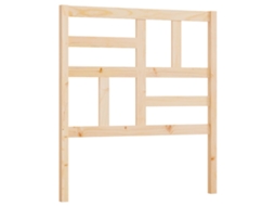 Bed Headboard, Bed Headboards Vidaxl Marrom Madeira De Pinho (106 X 104 Cm)