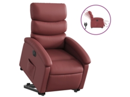 Electric Stand Up Recliner Chair, Electric Stand Up Recliner Chairs Vidaxl Vermelho Couro Artificial