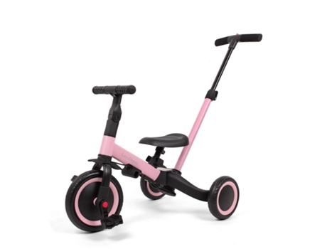 Leogreen Triciclos Infantis, Bicicleta De Equilíbrio 4 Em 1 Para Meninas E Meninos, Adequada Para Crianças De 1 A 3 Anos, Máximo De 25 Kg, Rosa