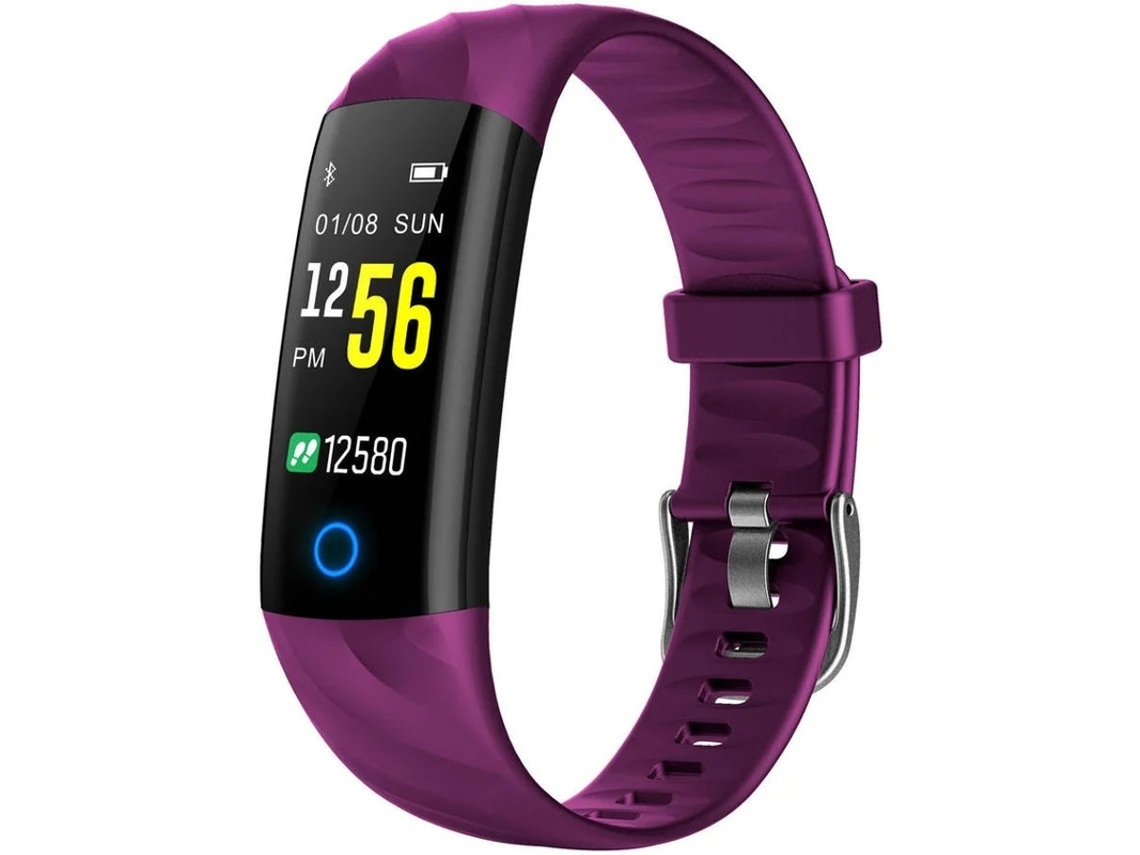 Smartwatch Ip68 Water Activity Tracker Com Heart Rate Monitor Step Calories Counter Sleep Pedometer Watch Yizhood (roxa)