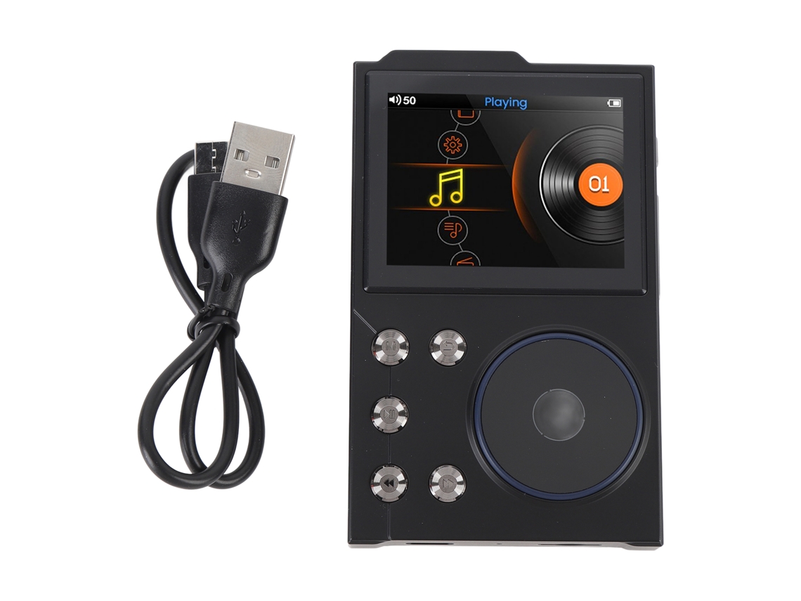 MP3 Player Bluetooth 5.3 com tela HD de 2,4 polegadas | EOOCOO