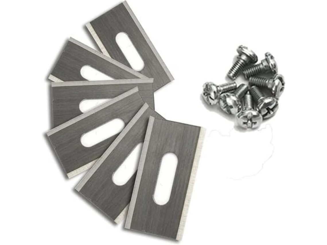 Conjunto De 30 Lâminas De Reposição, Em Aço Inoxidável, Corte Duplo, Compatível Com Husqvarna