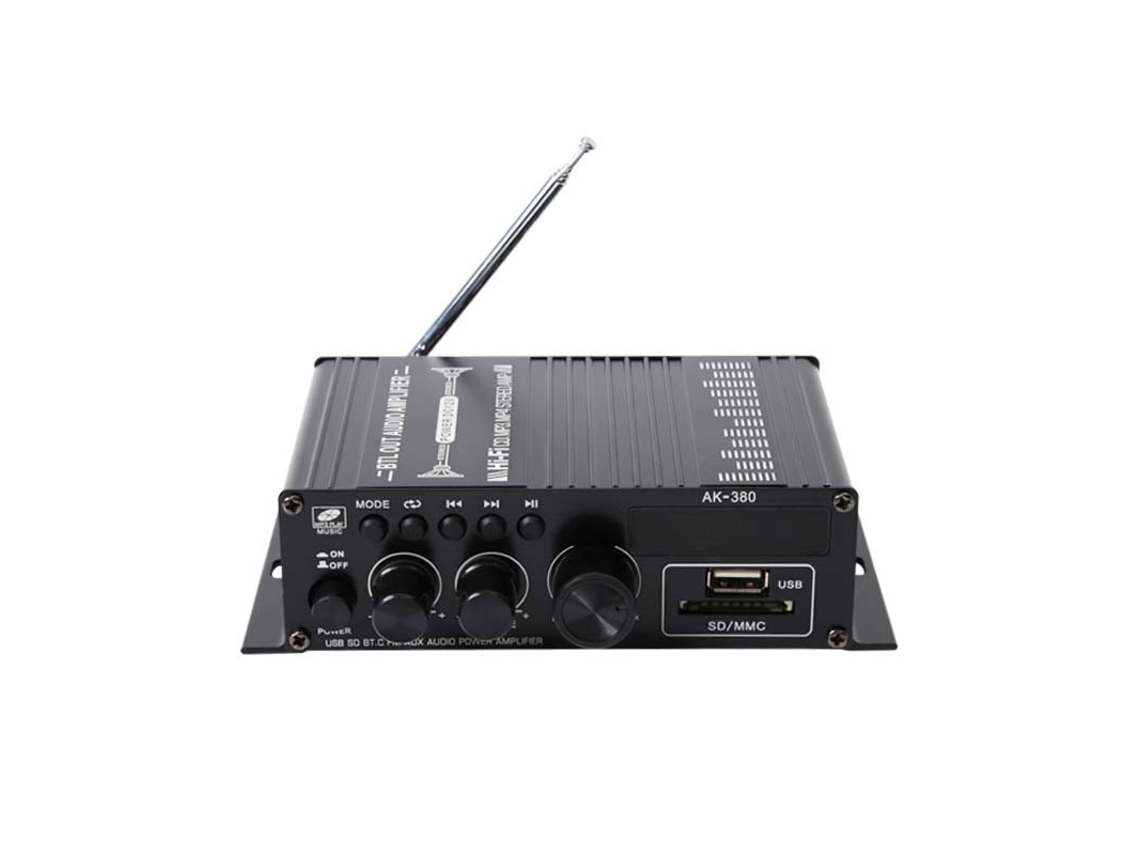 Amplificador De Potência Ak-380 5.0 Com Correspondência De Fonte Bluetooth Sem Fio