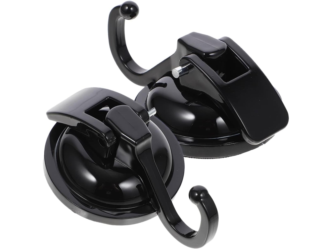 Conjunto De 2 Suportes Com Ventosas Para Armazenamento Na Cozinha E No Banheiro.