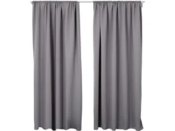 Conjunto De Cortinas Blackout De 2 Peças Rootz - Cortinas Blackout - Painéis Com Isolamento Térmico - Economia De Energia - 117x138 Cm