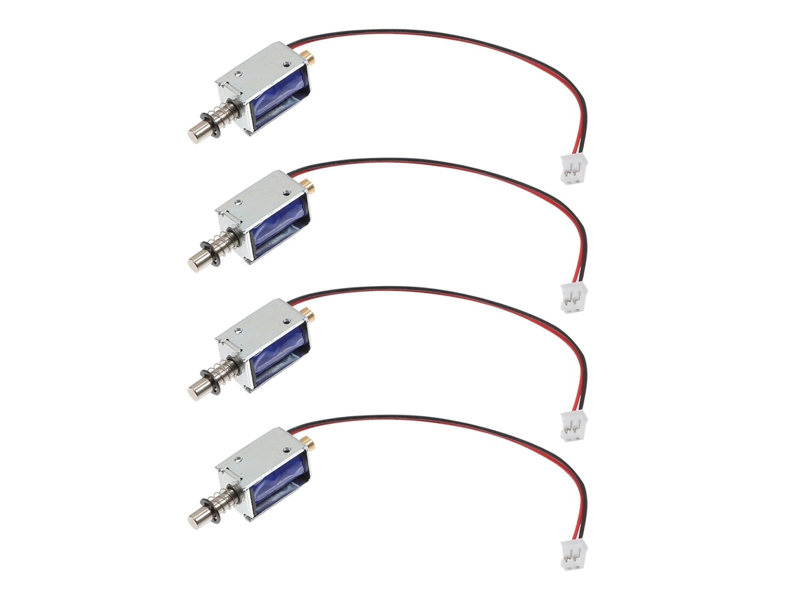 4 Solenoides Push-pull - Microímã Elétrico Linear Para Máquinas
