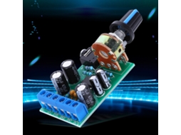 Laxiscreed Placa Amplificador De Corrente Dc Dual Canais Estéreo Para Áudio