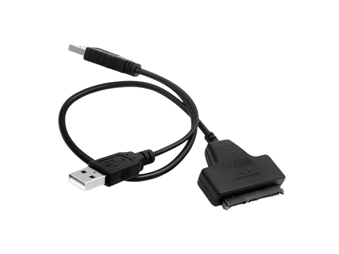 Cabo Usb Para Serial De 2,5 Polegadas Para Disco Rígido, Preto Cobre