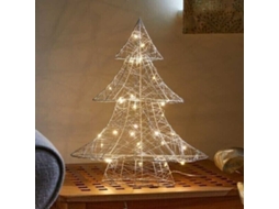 Decoração de Árvore de Natal com Fio Iluminado, Enfeite de Natal para Interiores, Bateria Led SUNNY SPACES