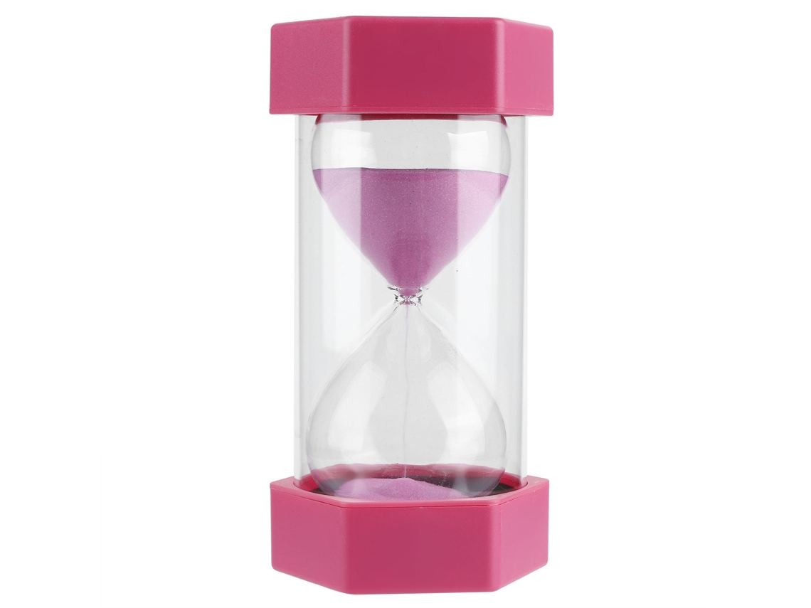 Ampulheta Hexagonal 30 Minutos LAXISCREED Rosa