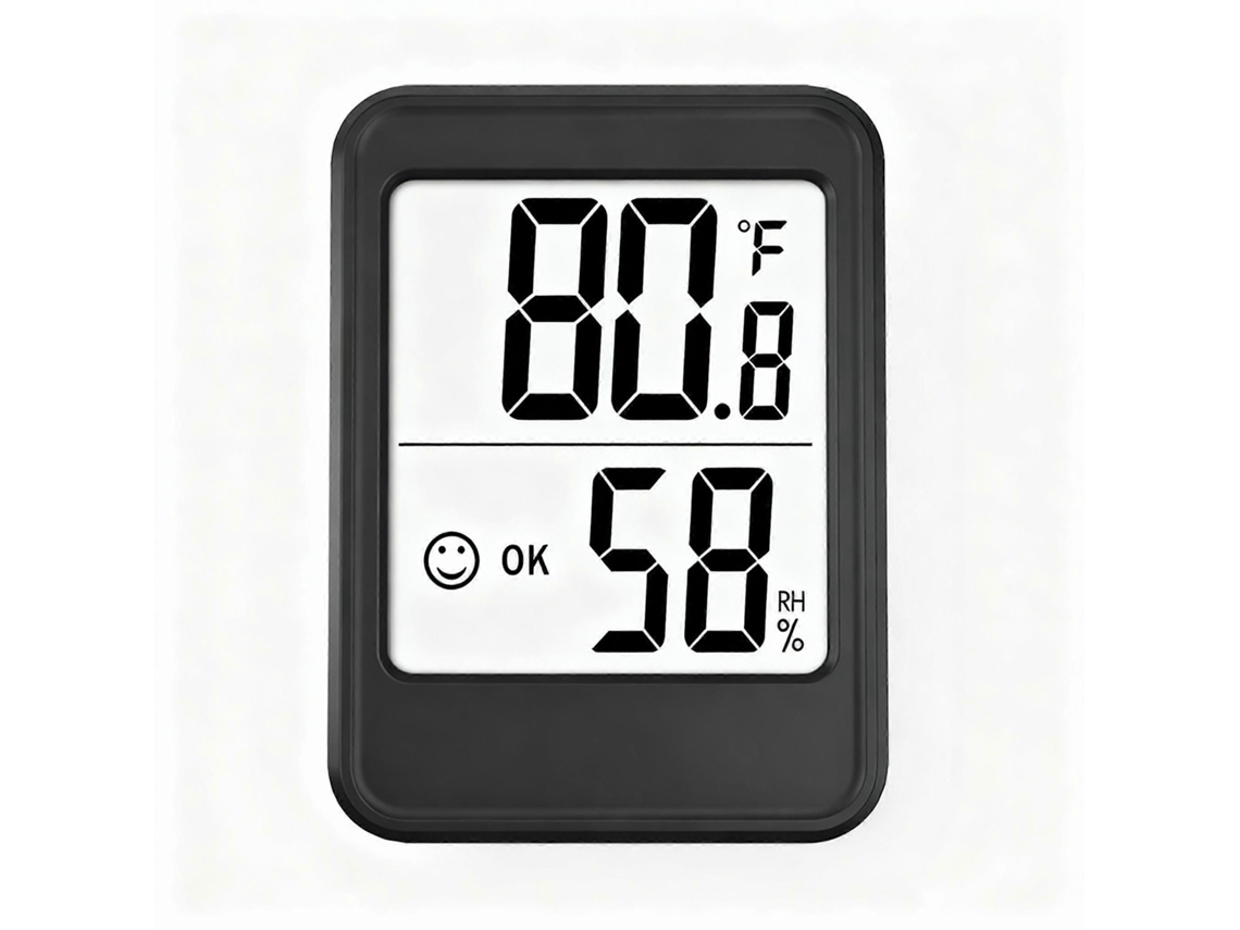 Termômetro E Higrômetro Eletrônico Digital Para Ambientes Internos. Medidor De Temperatura E Umidade.