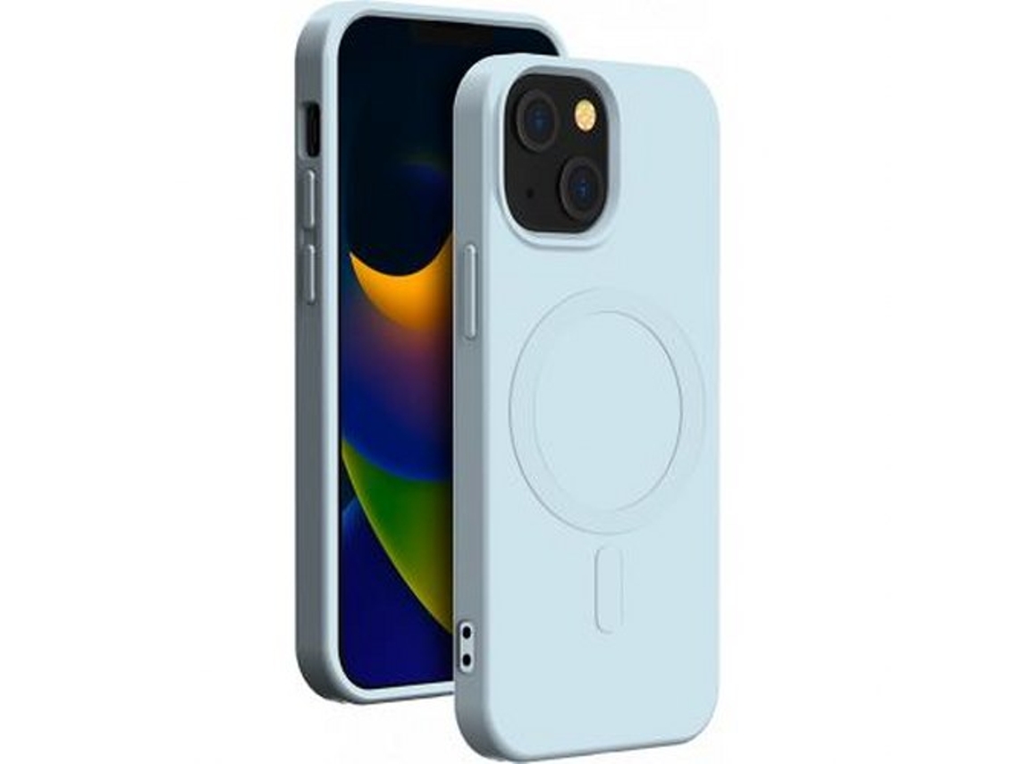 Capa para iPhone 15 Plus BIGBEN CONNECTED Azul .