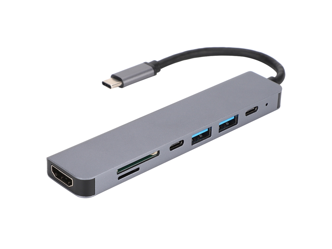 Docking Station Hub (conversão Hdmi Carregamento Rápido Pd)
