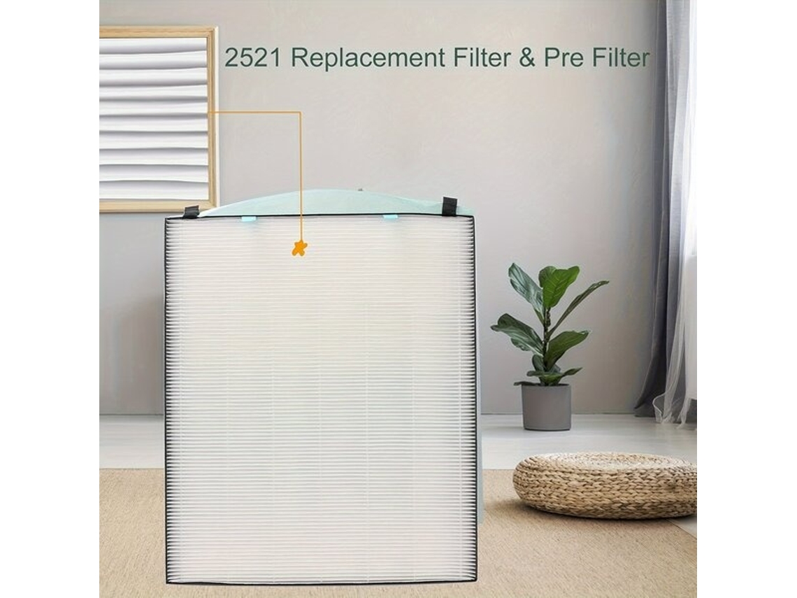 Lurelia Filtro Hepa Para Purificador De Ar, Compatível Com Bissell Air400, Carvão Ativado
