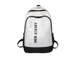 Mochila De Viagem Com Alça Dupla, Ideal Para Estudantes, Perfeita Para O Dia A Dia Escolar. Grande Capacidade E Ideal Para Livros. Cor: Preta.