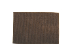Tapete De Banho Wellhome 'caterpillar', Cor Chocolate, Dimensões 40x60 Cm