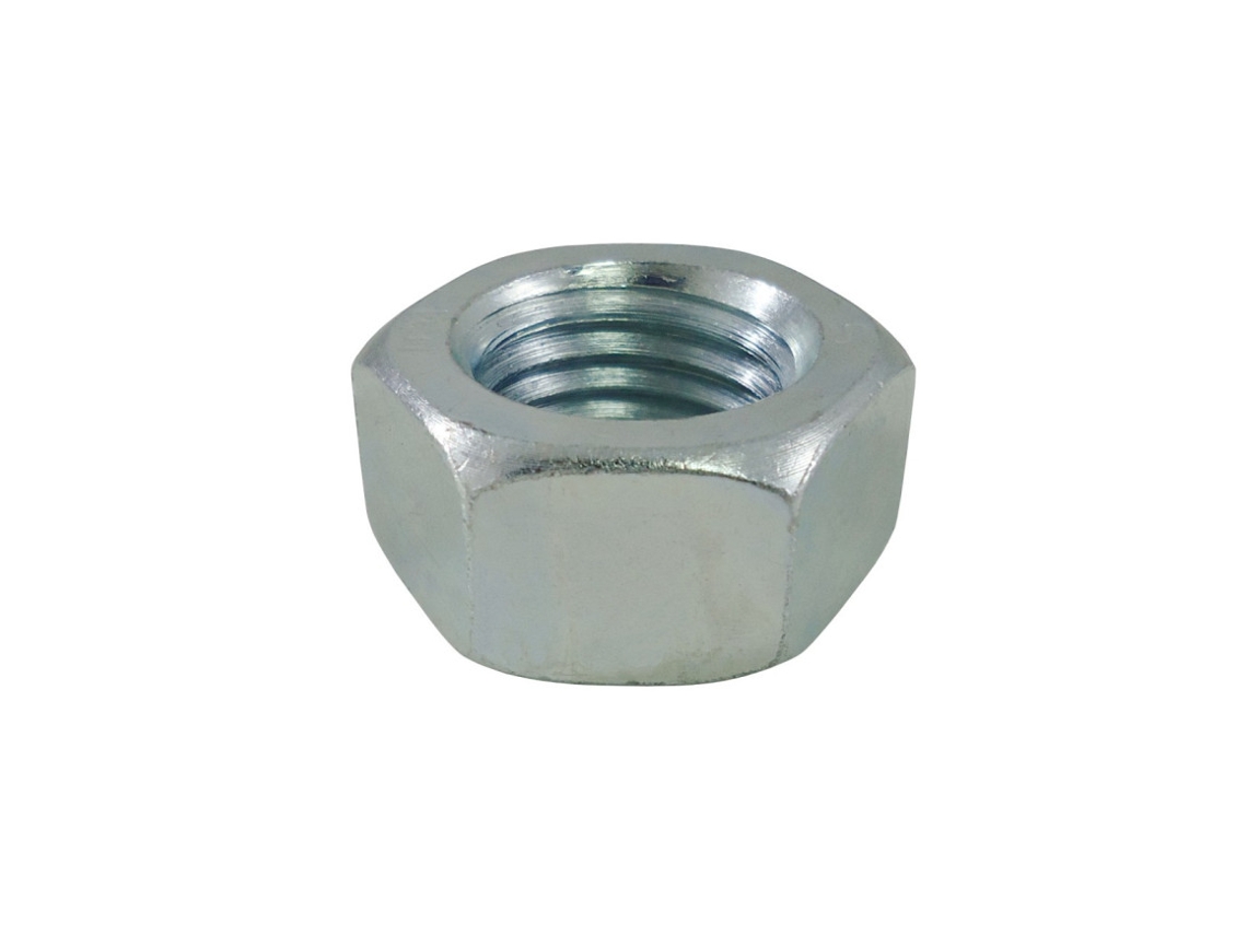 Porca Sextavada Din 934 Aço 8 Zinc. Branco M3
