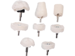 Kit Com 8 Discos De Polimento Para Furadeira E Almofadas De Polimento.