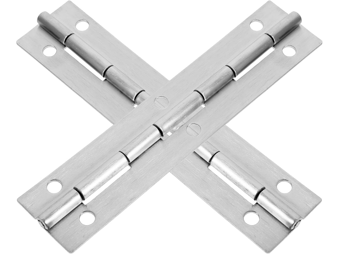 Dobradiças Contínuas De Aço Inoxidável 304de 6 Polegadas 15cm, Reforçadas, Para Portas De Armários, Modelo Piano, Com