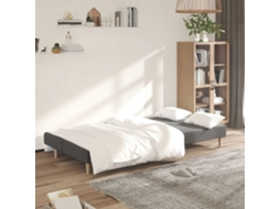 Sofá cama de 2 Lugares Tecido Cinzento claro SYFAX