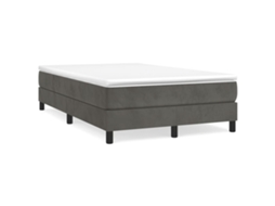 Box Spring Bed Frame, Box Spring Bed Frames Vidaxl Cinzeto Veludo (120 X 200 Cm)