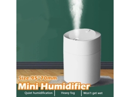 Umidificador Usb Mini Para Mesa, Carro, Aromaterapia Silenciosa Branco SUNNY SPACES