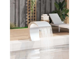 Vidaxl Fonte Para Piscina Jardim Aço Inoxidável 45x30x60 Cm