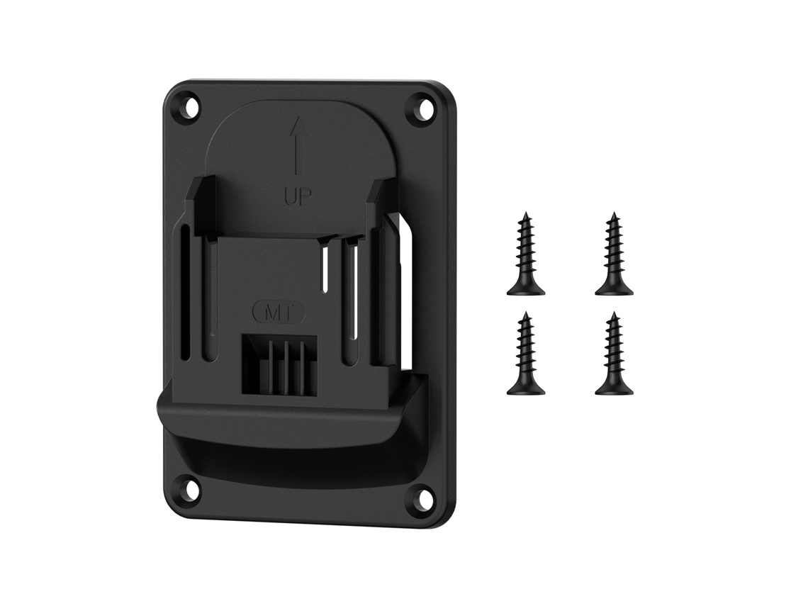 Suporte de Parede para Ferramentas Elétricas Suporte de Parede para Furadeiras e Parafusadeiras de Impacto. Preto. AQUAFORGE