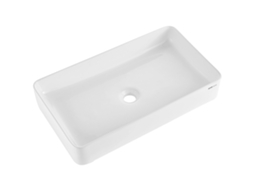 Lavatório Cerâmico Moderno VEVOR 609 X 351 X 112 Mm para Bancada de Banheiro Branco