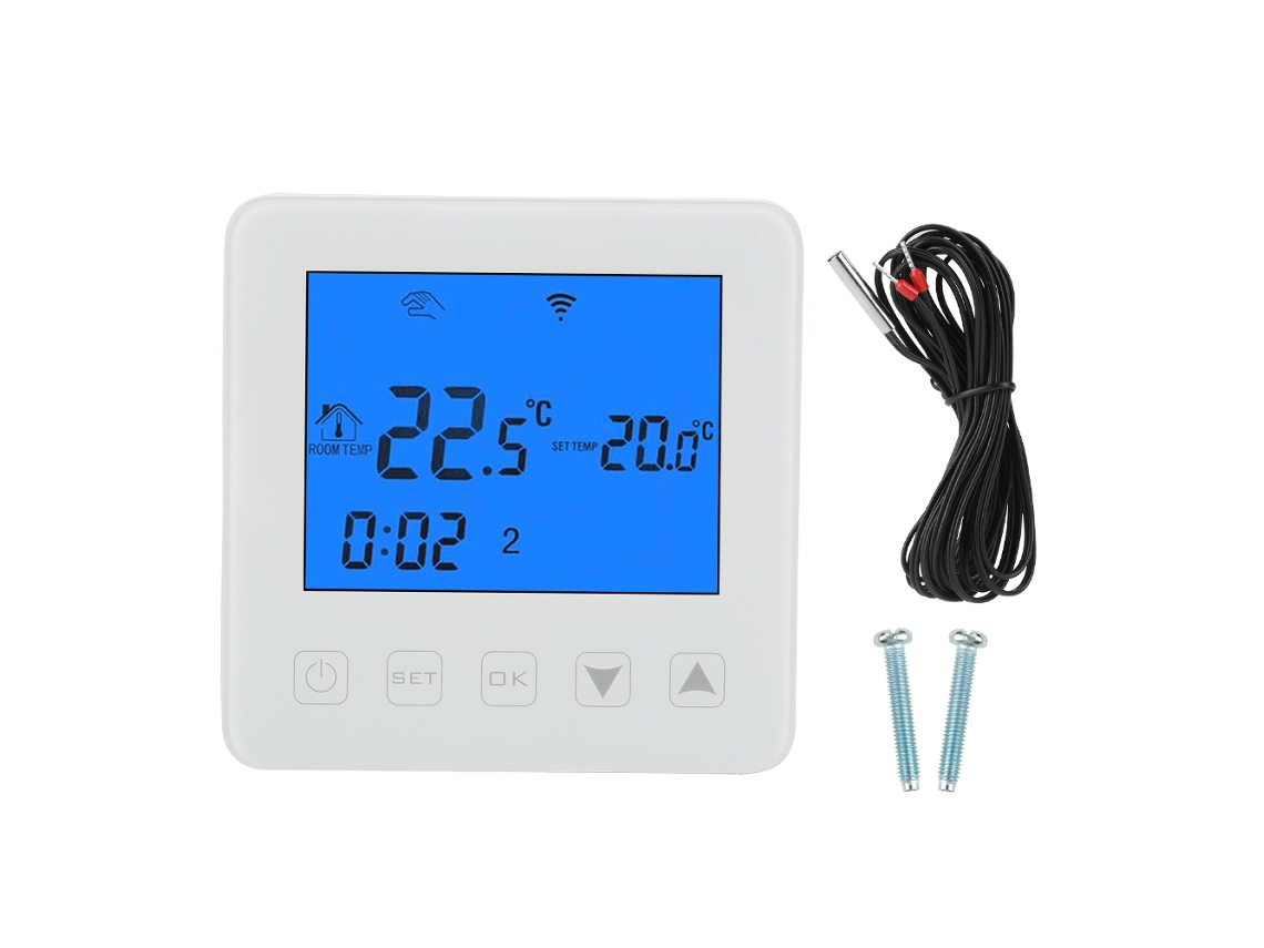 Termostato Elétrico Digital Wifi 16a Controlador de Temperatura com Sensor Ntc e Display Lcd S/MARCA