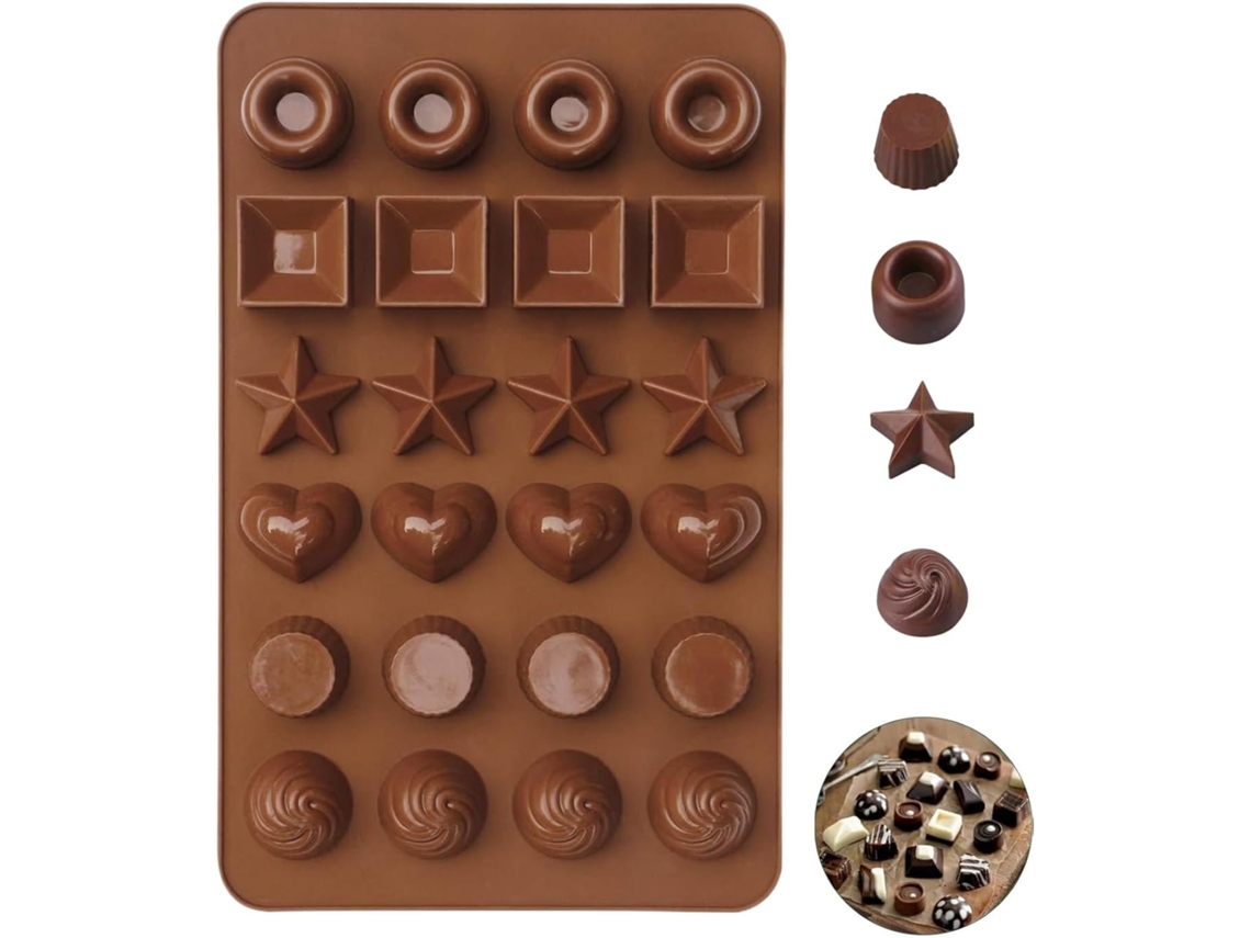 Formas De Silicone Chocolate - 24 Cavidades