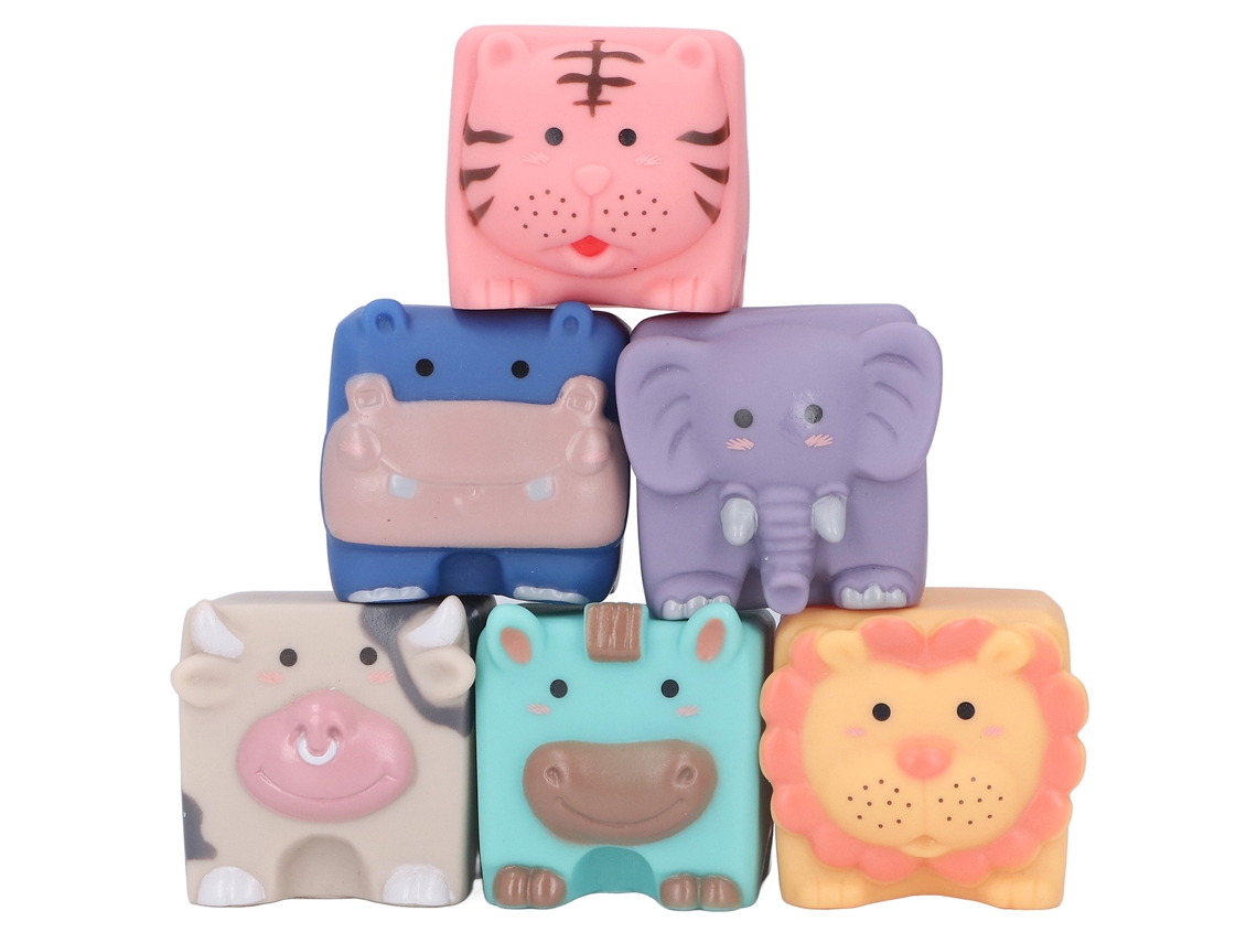 Bloques De Bebé Suaves, Bloques De Construção De Silicone Para Bebés E Crianças Pequenas