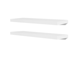 Prateleiras de Parede para Livros/dvd Mdf Branco MAISON EXCLUSIVE
