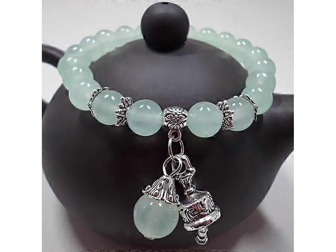 Pulseira De Cristal Natural verde