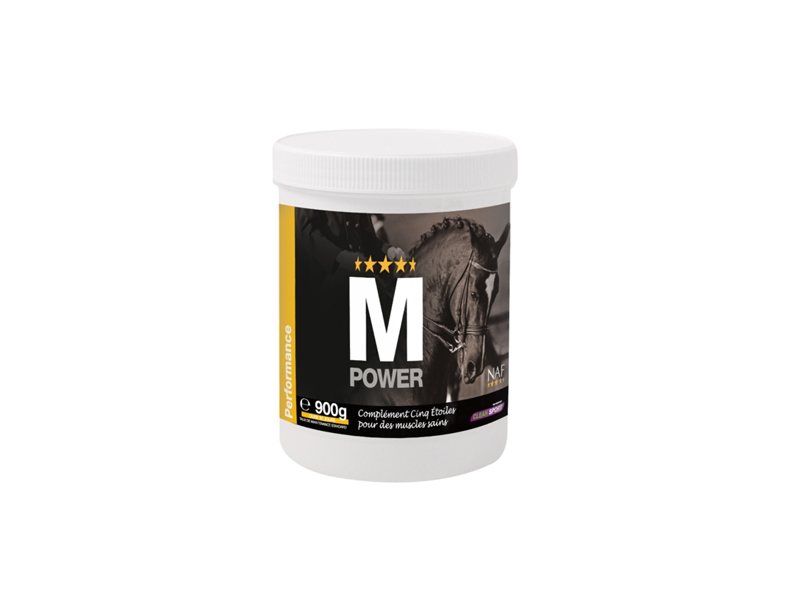 Suplemento Alimentar para Os Músculos dos Cavalos NAF M Power 900 g