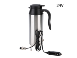 Chaleira Elétrica Portátil Laxiscreed De Aço Inox De 800ml Para Carro E Casa