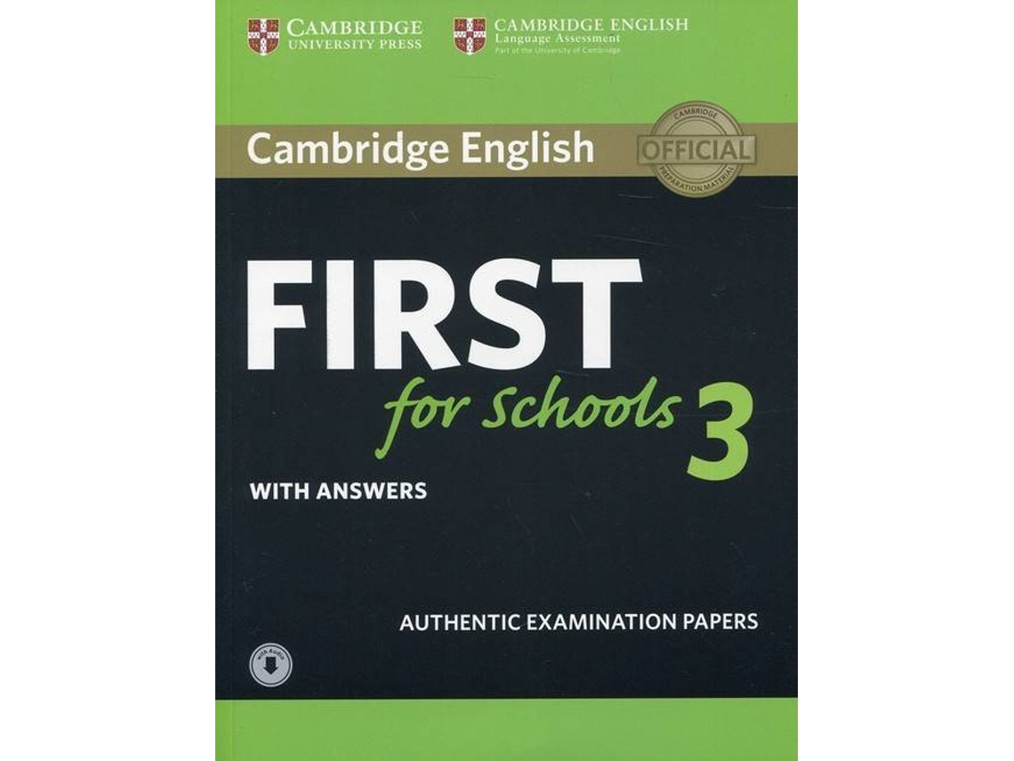 Livro Cambridge English First Schools 3 Self Study Pack (Inglês)