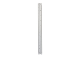 Regla Triangular De Aluminio Para Ingeniería Y Ilustraciones Técnicas (30 Cm, 1:20, 1:25, 1:50, 1:75, 1:100 Y 1:125)