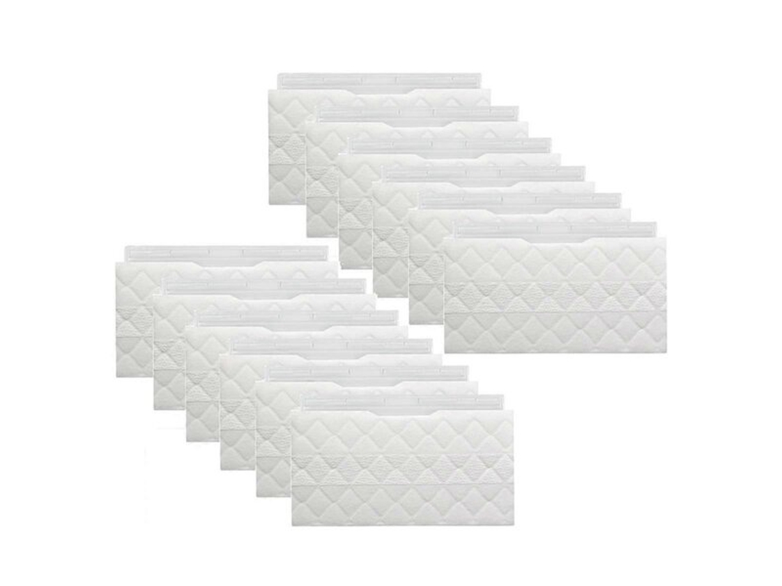 Lurelia Panos Esfregões Para Aspirador Robot Pack 12, Vm200, Vm190, Vm250, Vm252, Vm251, Vmp30, Vcm60, Vm252p10, 3 Cm