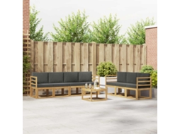 Vidaxl Conjunto De Sofás Para Exterior 7 Pcs