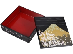Marmita Bento Showeroro Com Design Realista Do Monte Fuji, Grande Capacidade, Material Plástico Que Mantém Os Alimentos