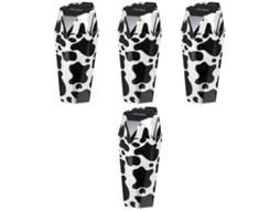 Conjunto De 4 Peças Lixeira Pequena Para Caminhão Lixo, Com Tampa Plástico.